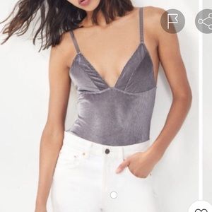 UO Out from under Soft velvet body suit Small